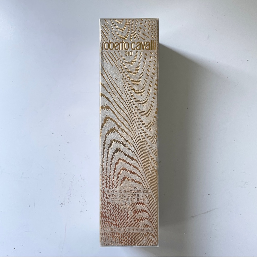 ROBERTO CAVILLI Golden Bath & Shower Gel 5.1 oz Luxury Scented Body Wash RARE